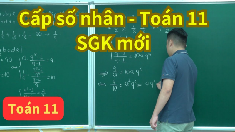 công thức cấp số nhân 11