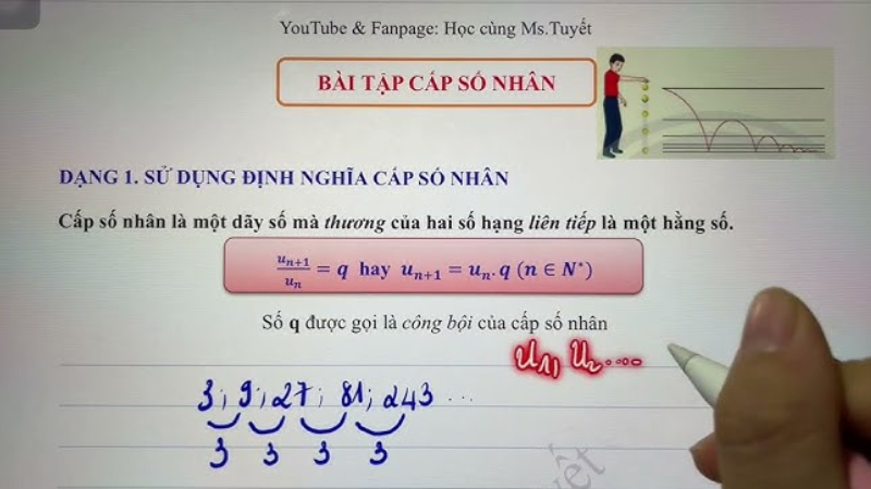 cấp số nhân công bội