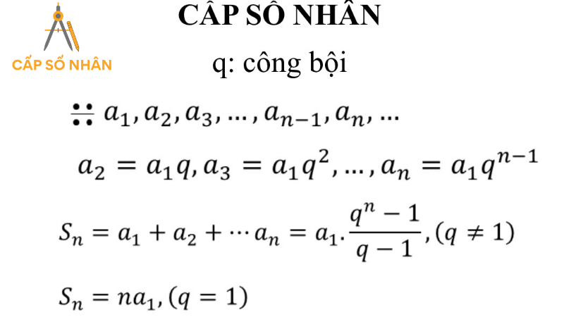 công thức cấp số nhân cấp số cộng