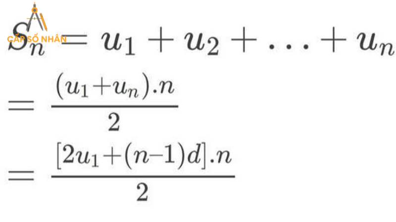 các công thức cấp số nhân