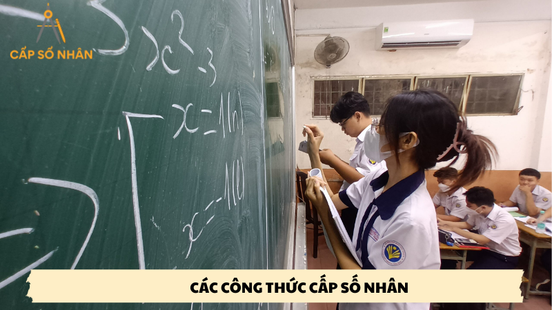 các công thức cấp số nhân