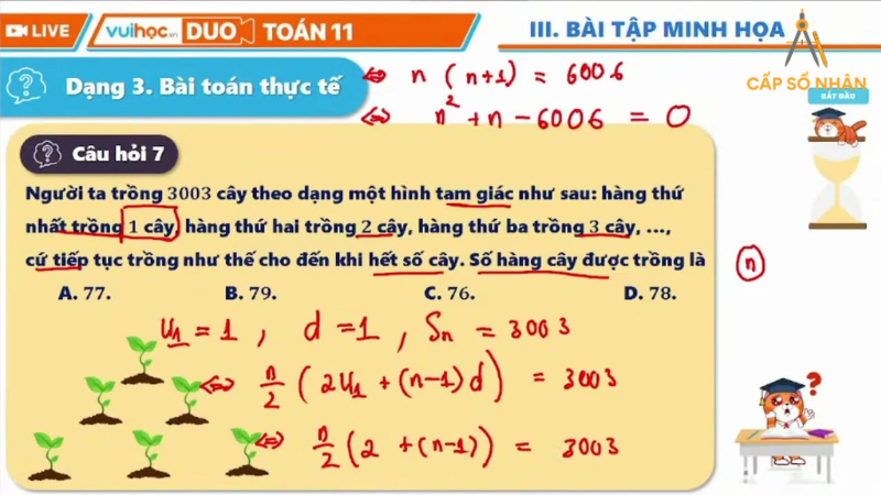 công thức cấp số nhân và cộng