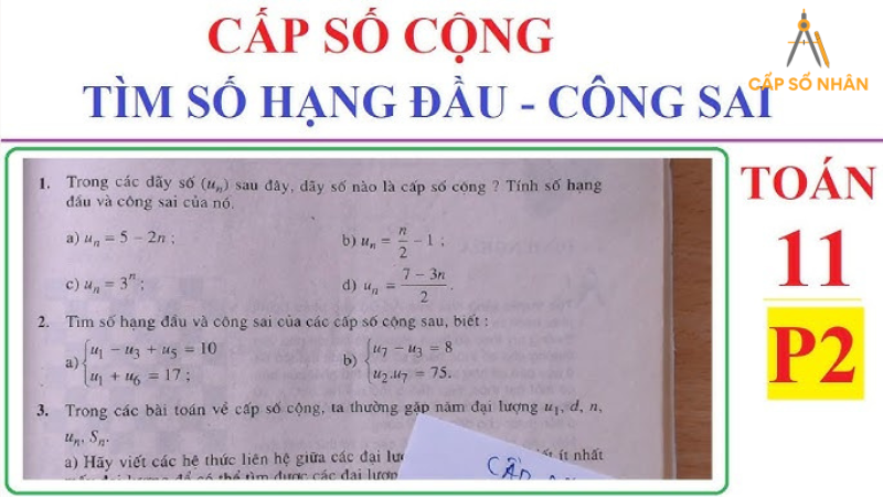 công thức cấp số nhân lớp 11